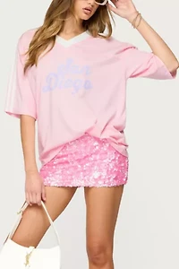 Edikted San Diego Oversized T Shirt