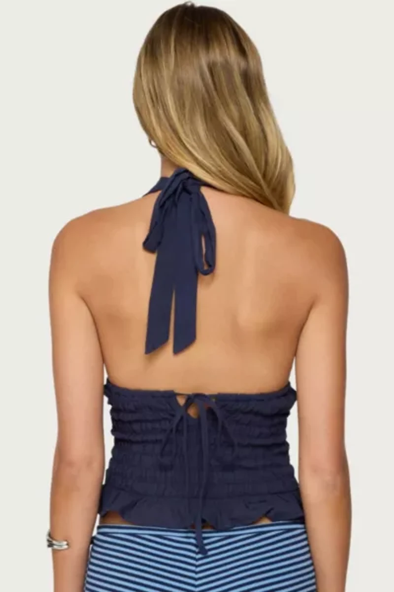 Edikted Larissa Scrunch Halter Top