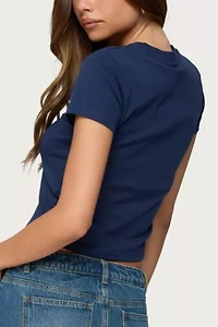 Edikted Bluberry Patch T-Shirt