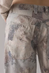 BDG Jaya Camo Print Baggy Boyfriend Pant