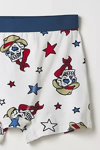 Skull Cowboy Pattern Boxer Brief
