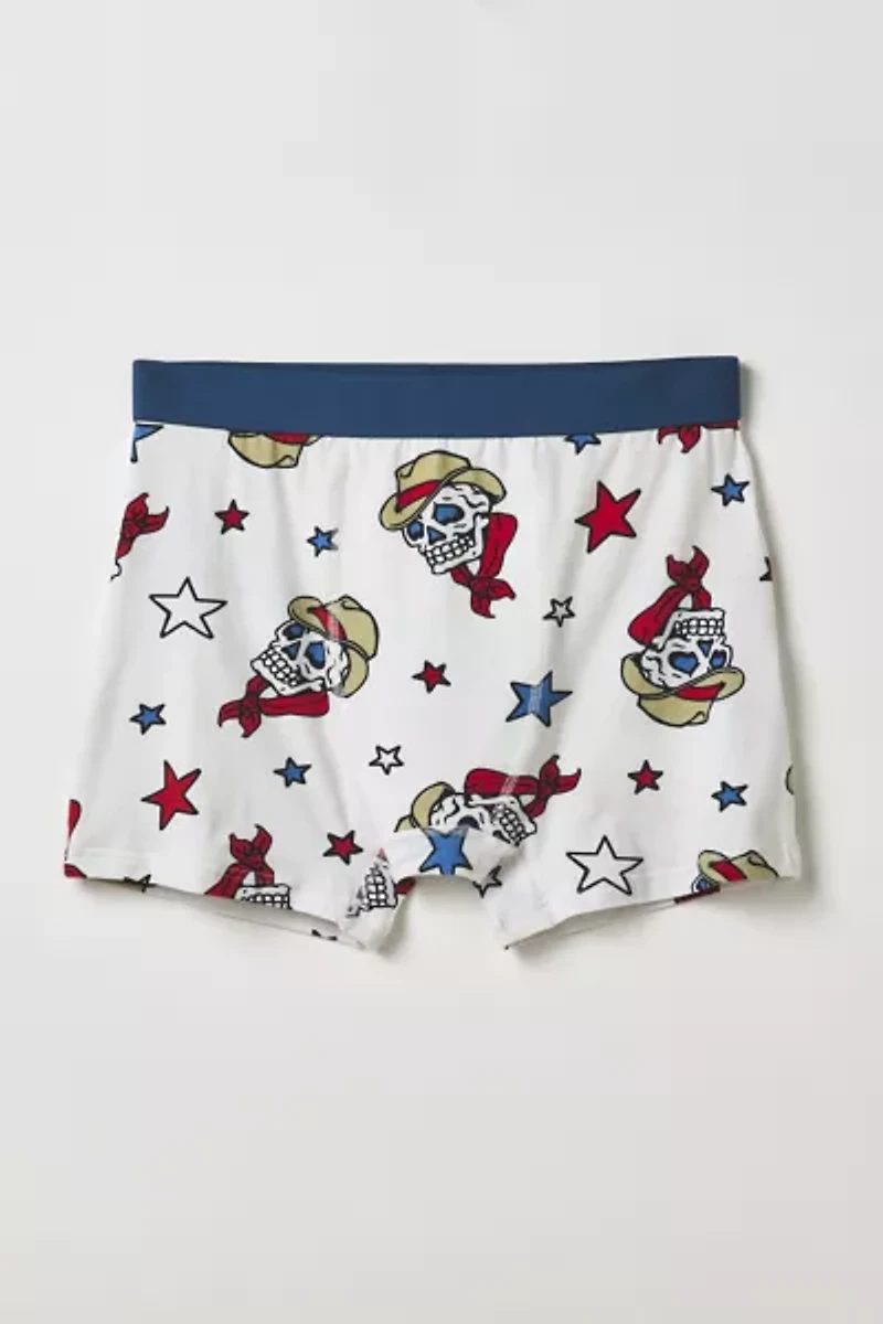 Skull Cowboy Pattern Boxer Brief