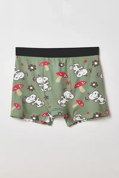 Peanuts Snoopy Mushroom Pattern Boxer Brief