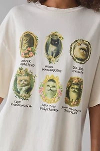 House Of Felines Graphic T-Shirt Dress