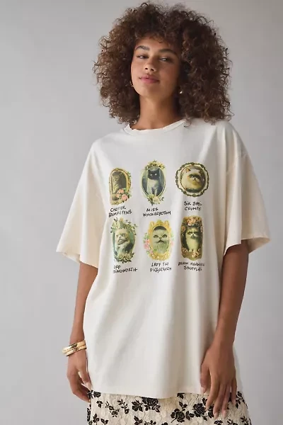 House Of Felines Graphic T-Shirt Dress