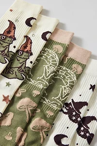 Mushroom Core Crew Sock 3-Pack