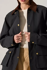 ASTR Rylan Corduroy Collar Barn Jacket