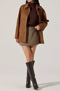 ASTR The Label Presleigh Faux Suede Jacket