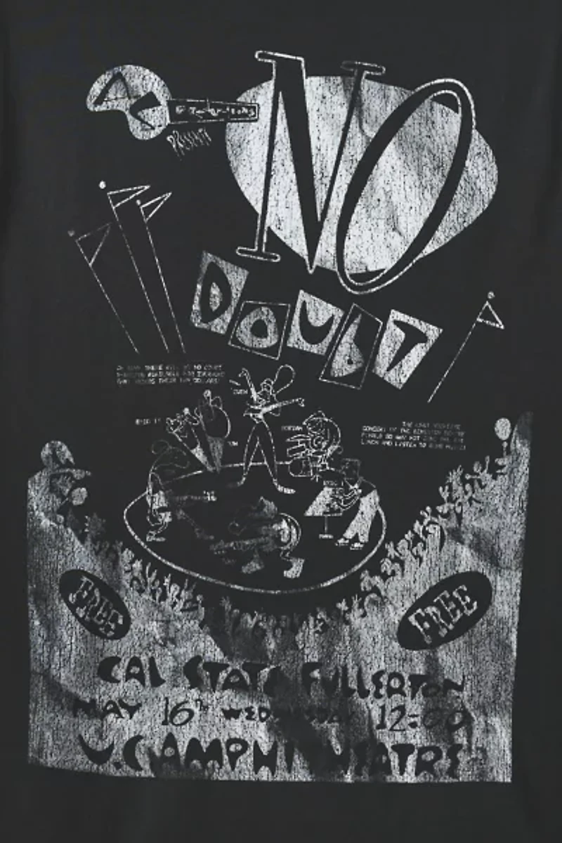 No Doubt Cal State Retro Tour Graphic Tee