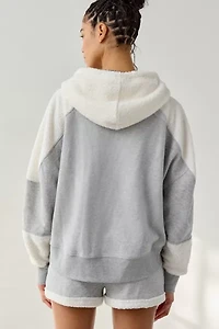 Out From Under Snow Days Oversized Fleece Full-Zip Hoodie Sweatshirt