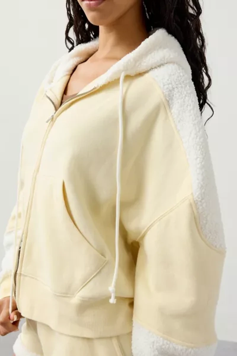 Out From Under Snow Days Oversized Fleece Full-Zip Hoodie Sweatshirt