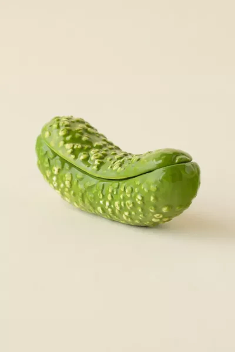 Pickle Ceramic Trinket Box