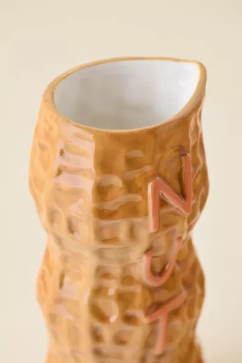 Nuts Peanut Ceramic Vase