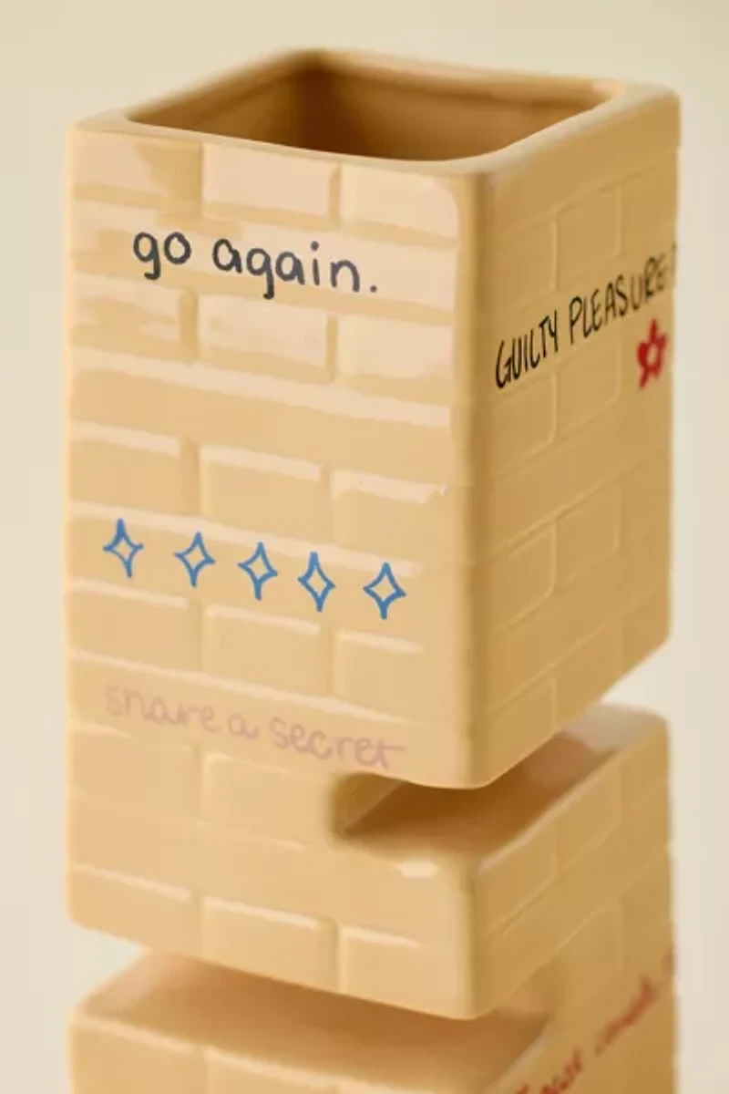 Truth Or Dare Tower Ceramic Vase