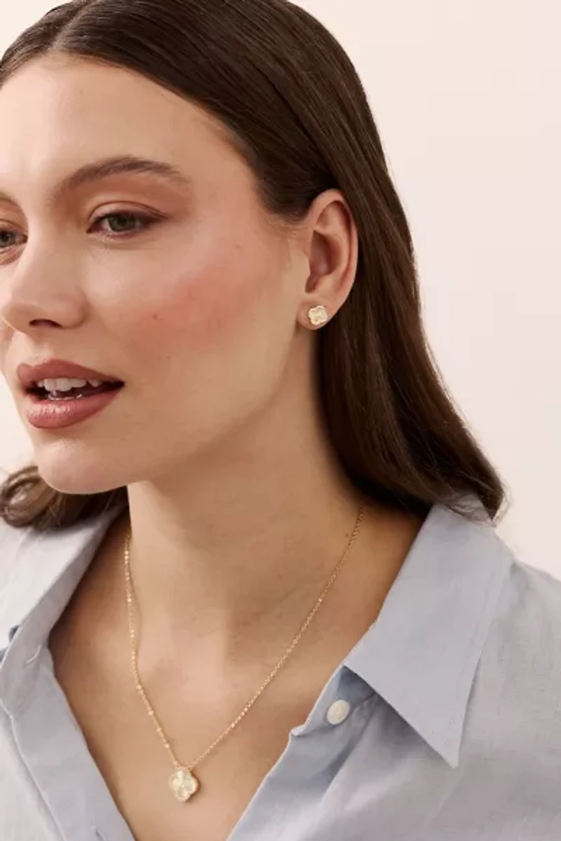 Electric Picks Icon Rhinestone Stud Earring