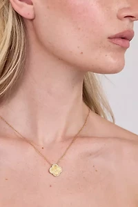 Electric Picks Icon Rhinestone Pendant Necklace