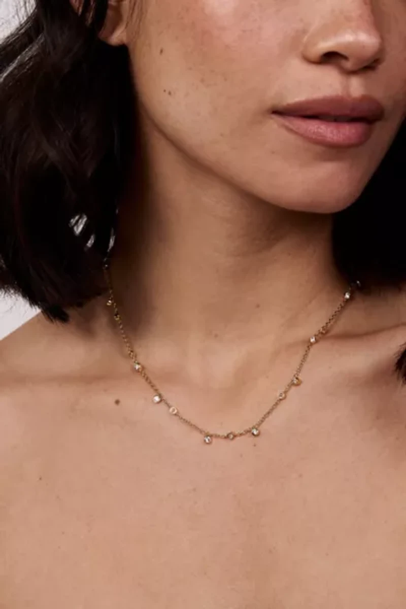 Electric Picks Palmer Rhinestone Necklace