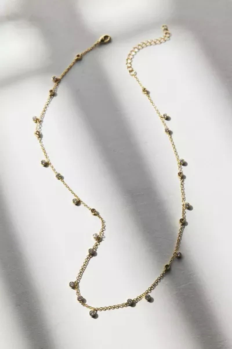 Electric Picks Palmer Rhinestone Necklace
