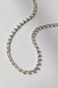 Electric Picks Runway Rhinestone Necklace