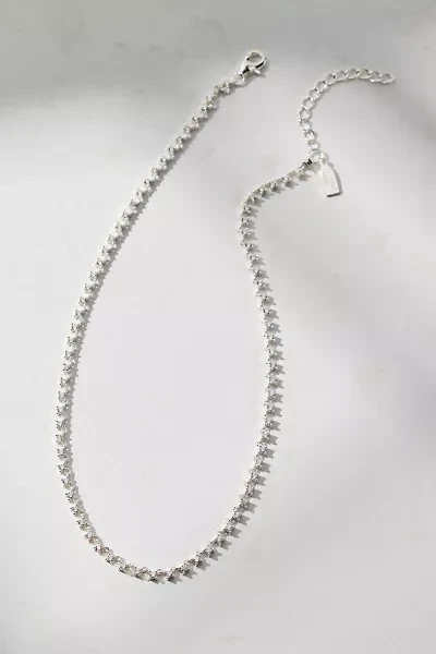 Electric Picks Runway Rhinestone Necklace