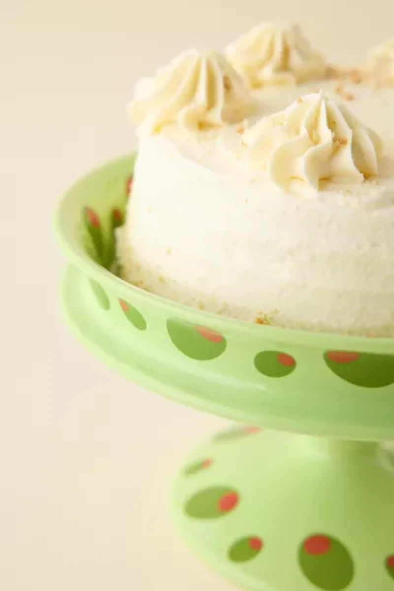 Olive Icon Ceramic Cake Stand