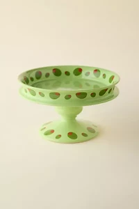 Olive Icon Ceramic Cake Stand