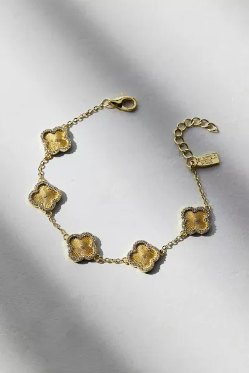 Electric Picks Icon Rhinestone Chain Bracelet