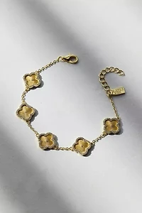 Electric Picks Icon Rhinestone Chain Bracelet