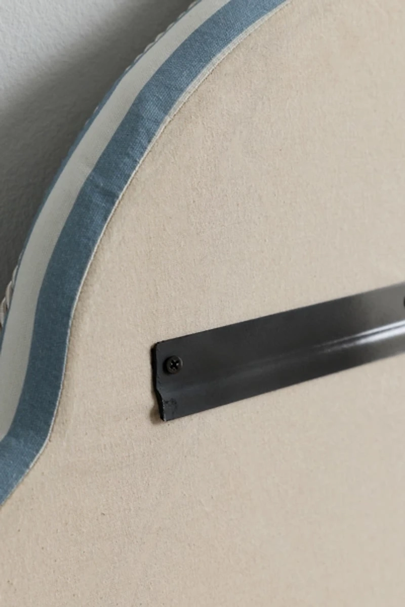 Leonie Cloud Arched Upholstered Floating Headboard