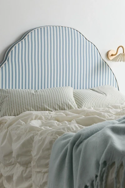 Leonie Cloud Arched Upholstered Floating Headboard