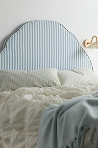 Leonie Cloud Arched Upholstered Floating Headboard