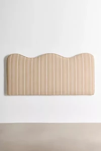 Noah Squiggle Upholstered Floating Headboard