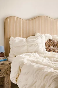 Noah Squiggle Upholstered Floating Headboard