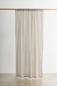 Lucy Polka Dot Patterned Window Panel