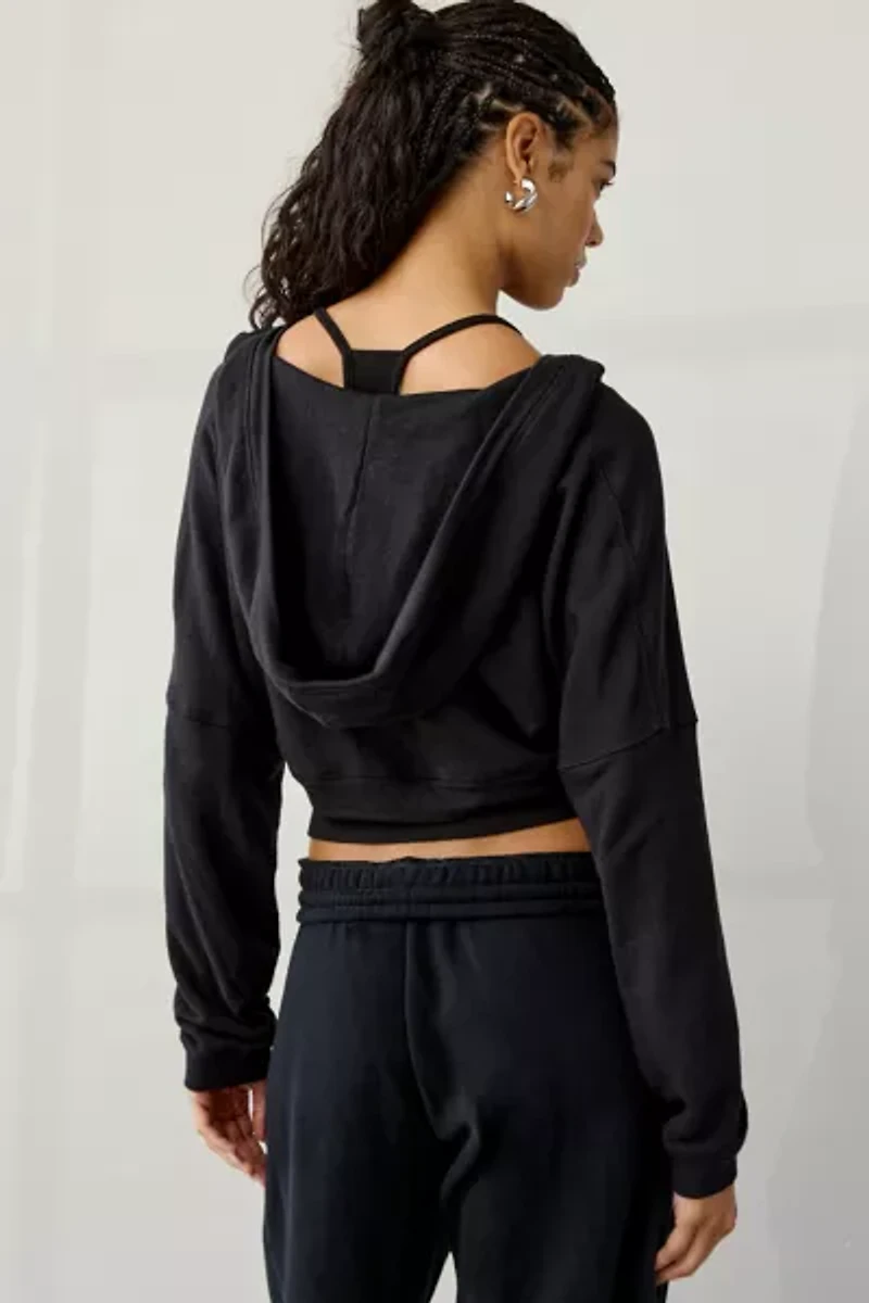 Out From Under Soft Serve Terry Hooded Shrug Top