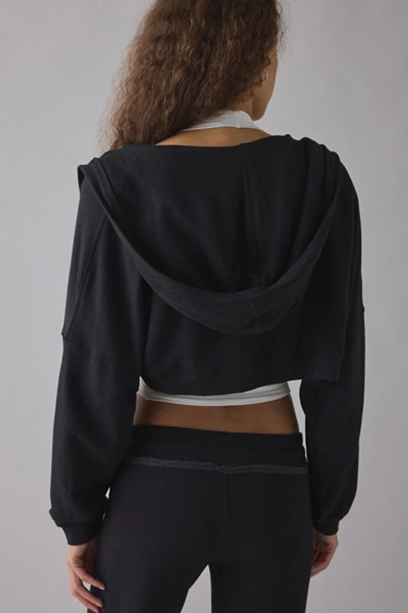 Out From Under Soft Serve Terry Hooded Shrug Top