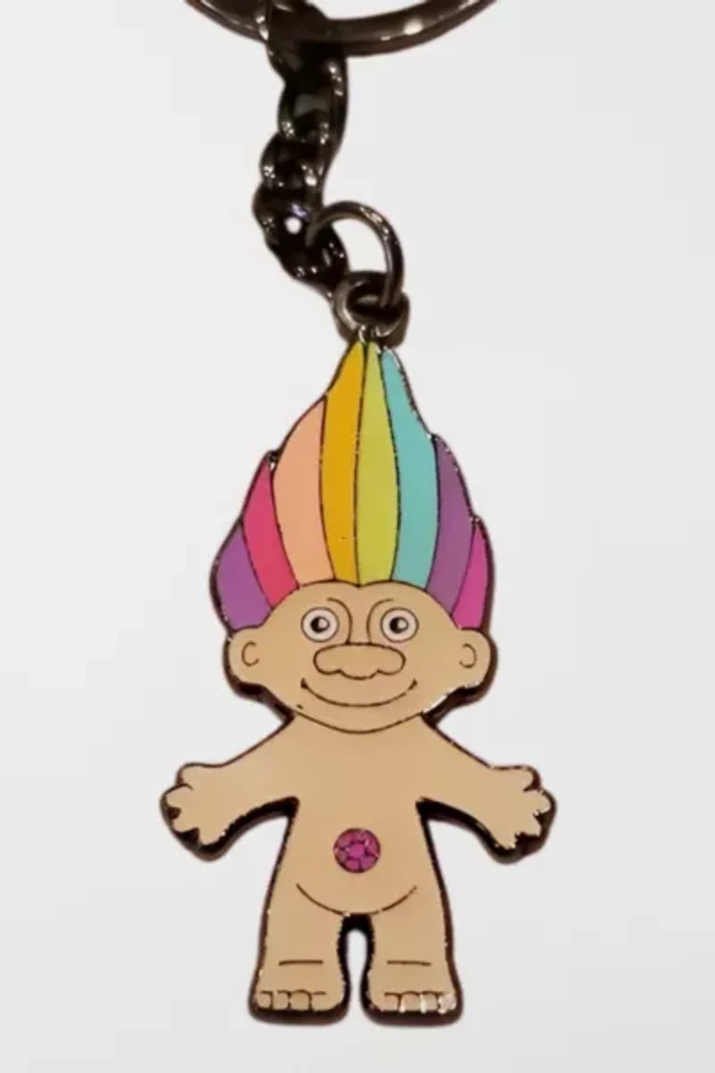Trolls Rainbow Keychain