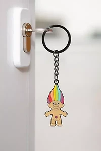 Trolls Rainbow Keychain