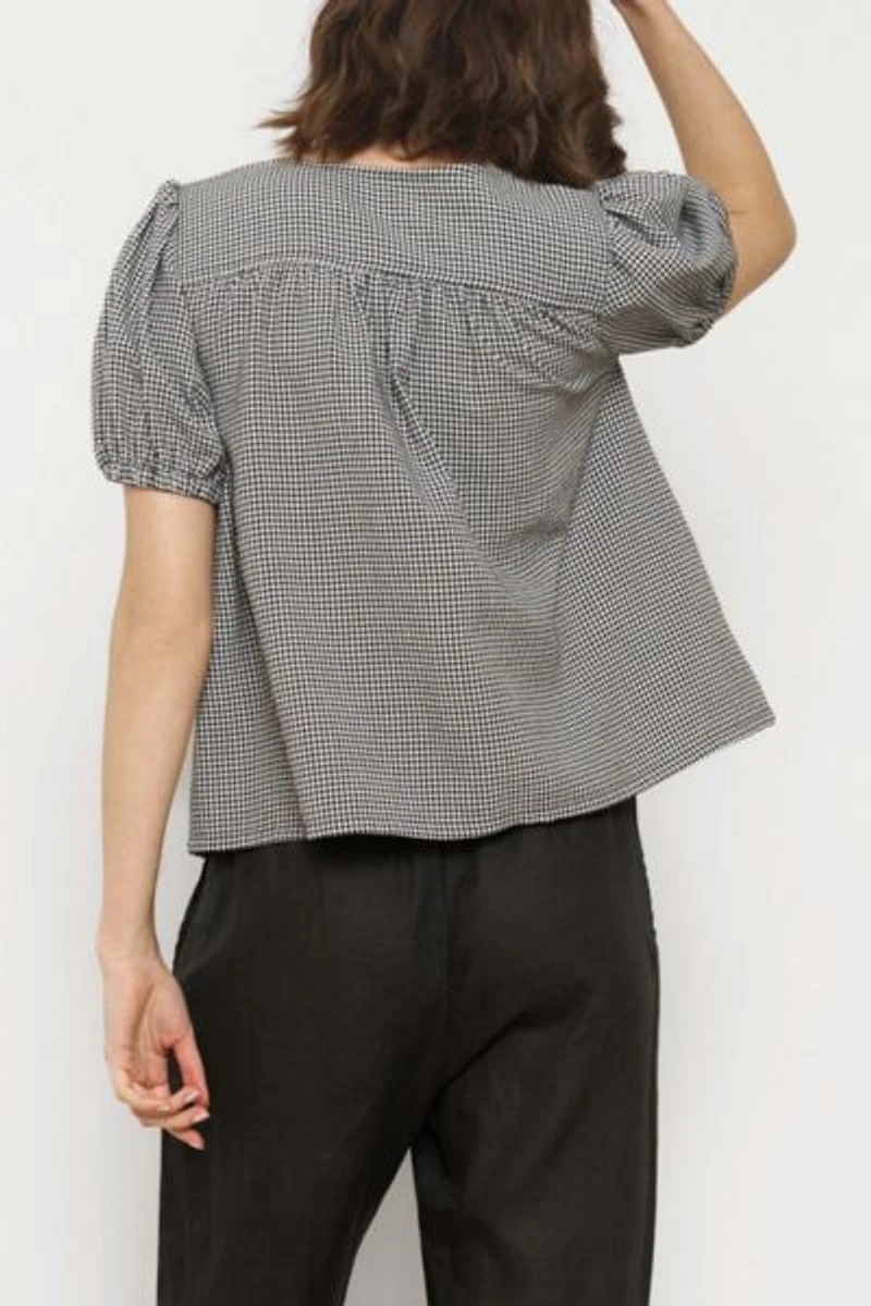 Whimsy + Row Birdie Tie-Front Top
