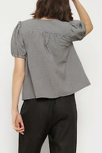 Whimsy + Row Birdie Tie-Front Top