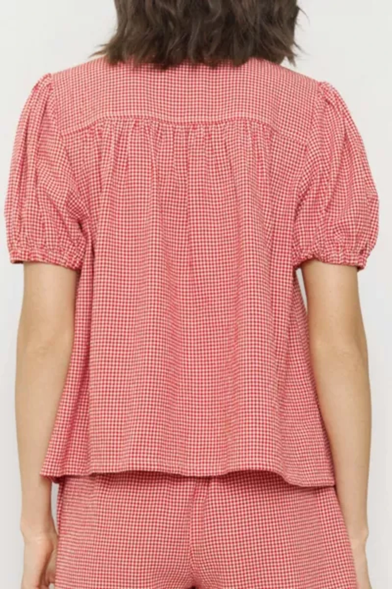 Whimsy + Row Birdie Tie-Front Top