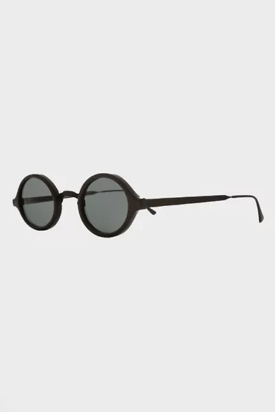 Vintage Black Small Oval Sunglasses