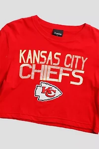 Frankie Collective Kansas City Chiefs NFL Crop Long Sleeve Tee
