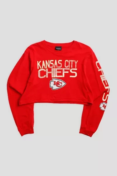 Frankie Collective Kansas City Chiefs NFL Crop Long Sleeve Tee