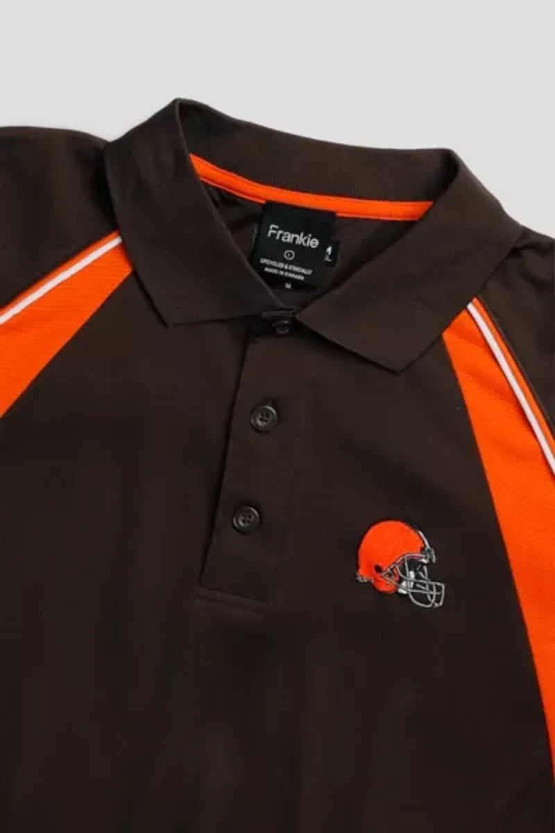 Frankie Collective Cleveland Browns NFL Crop Collared Tee