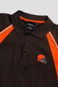 Frankie Collective Cleveland Browns NFL Crop Collared Tee