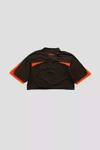 Frankie Collective Cleveland Browns NFL Crop Collared Tee