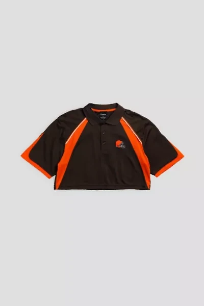 Frankie Collective Cleveland Browns NFL Crop Collared Tee