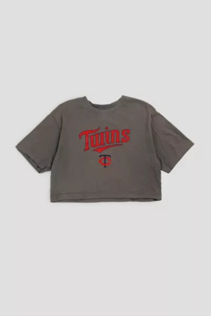 Frankie Collective Minnesota Twins MLB Crop Tee