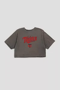 Frankie Collective Minnesota Twins MLB Crop Tee